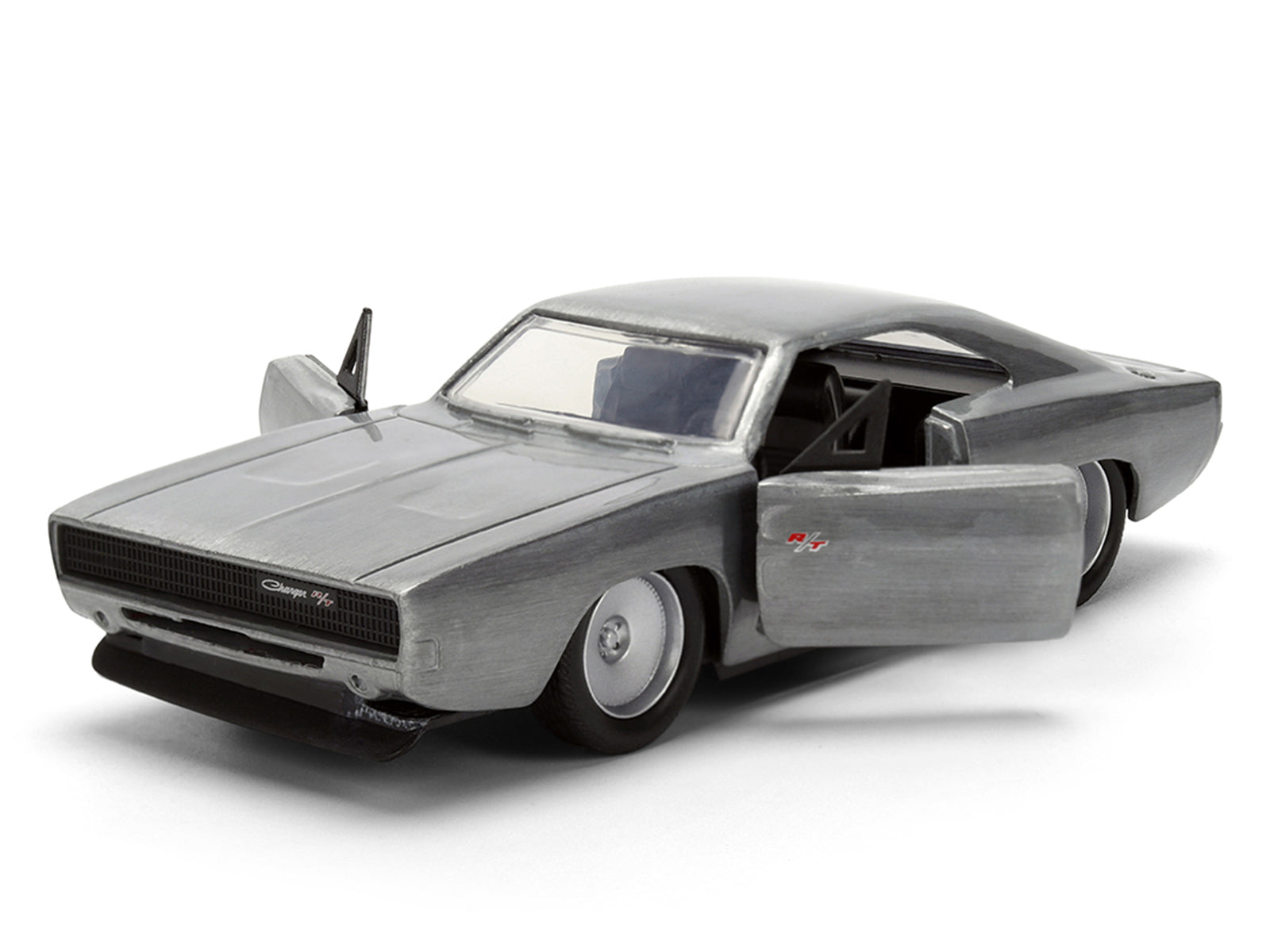 Dom's Dodge Charger R/T Raw Metal "Fast & Furious 7" (2015) Movie 1/32 Diecast Model Car by Jada - image 2