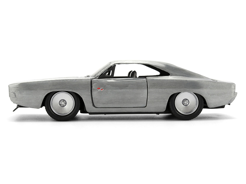 Dom's Dodge Charger R/T Raw Metal "Fast & Furious 7" (2015) Movie 1/32 Diecast Model Car by Jada - image 3