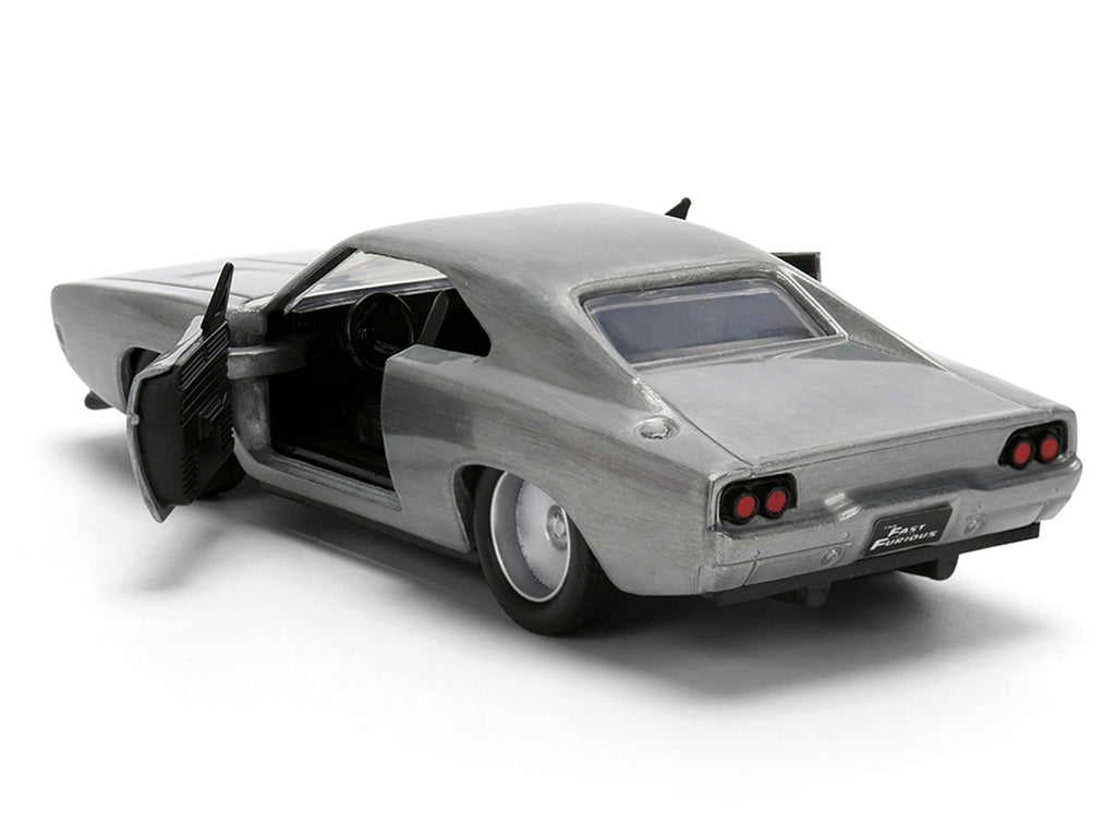 Dom's Dodge Charger R/T Raw Metal "Fast & Furious 7" (2015) Movie 1/32 Diecast Model Car by Jada - image 4