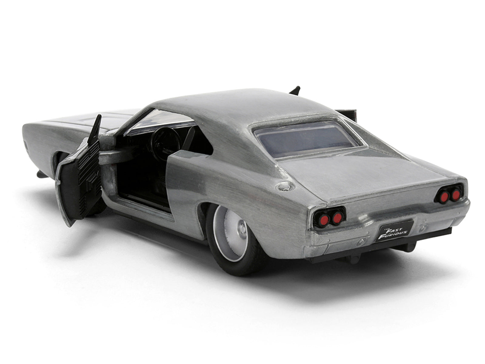 Dom's Dodge Charger R/T Raw Metal "Fast & Furious 7" (2015) Movie 1/32 Diecast Model Car by Jada - image 4