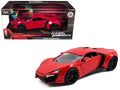 Lykan Hypersport Red "Fast & Furious 7" (2015) Movie 1/24 Diecast Model Car by Jada