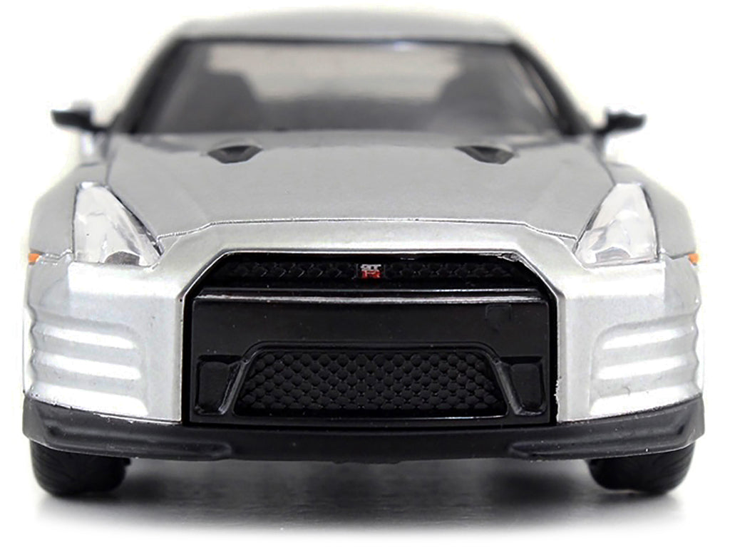Brian's Nissan GT-R (R35) Silver Metallic "Fast & Furious" Movie 1/32 Diecast Model Car by Jada - image 4