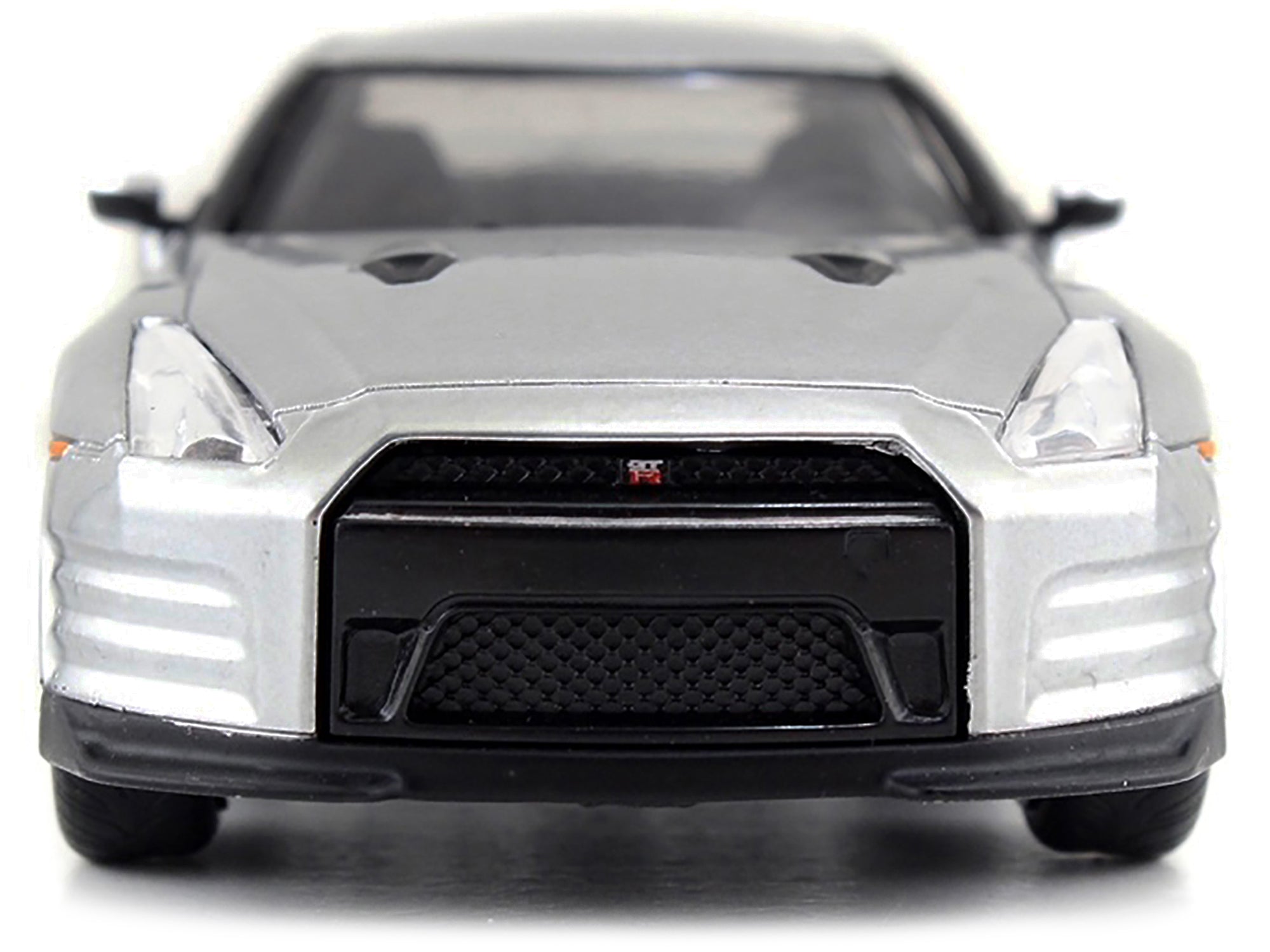 Brian's Nissan GT-R (R35) Silver Metallic "Fast & Furious" Movie 1/32 Diecast Model Car by Jada - image 4