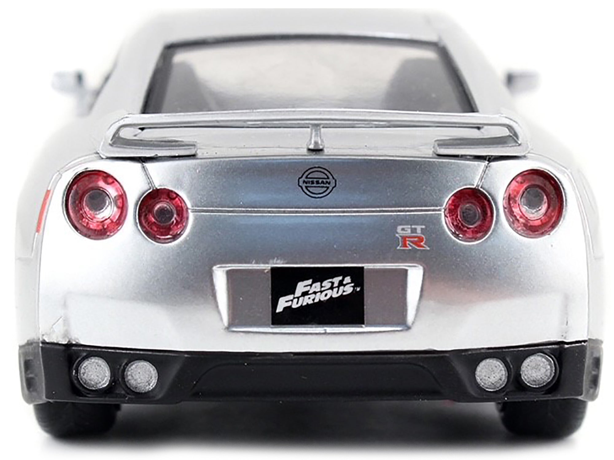 Brian's Nissan GT-R (R35) Silver Metallic "Fast & Furious" Movie 1/32 Diecast Model Car by Jada - image 5