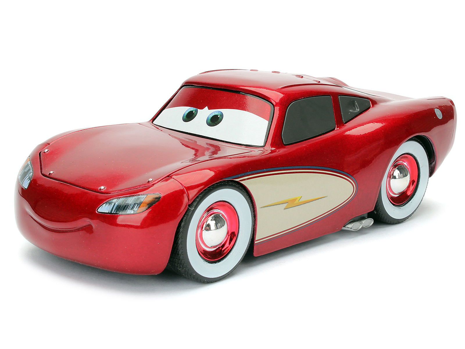 Cruising Lightning McQueen Red Metallic with Extra Wheels Disney & Pixar "Cars" Movie "Hollywood Rides" Series Diecast Model Car by Jada - image 2