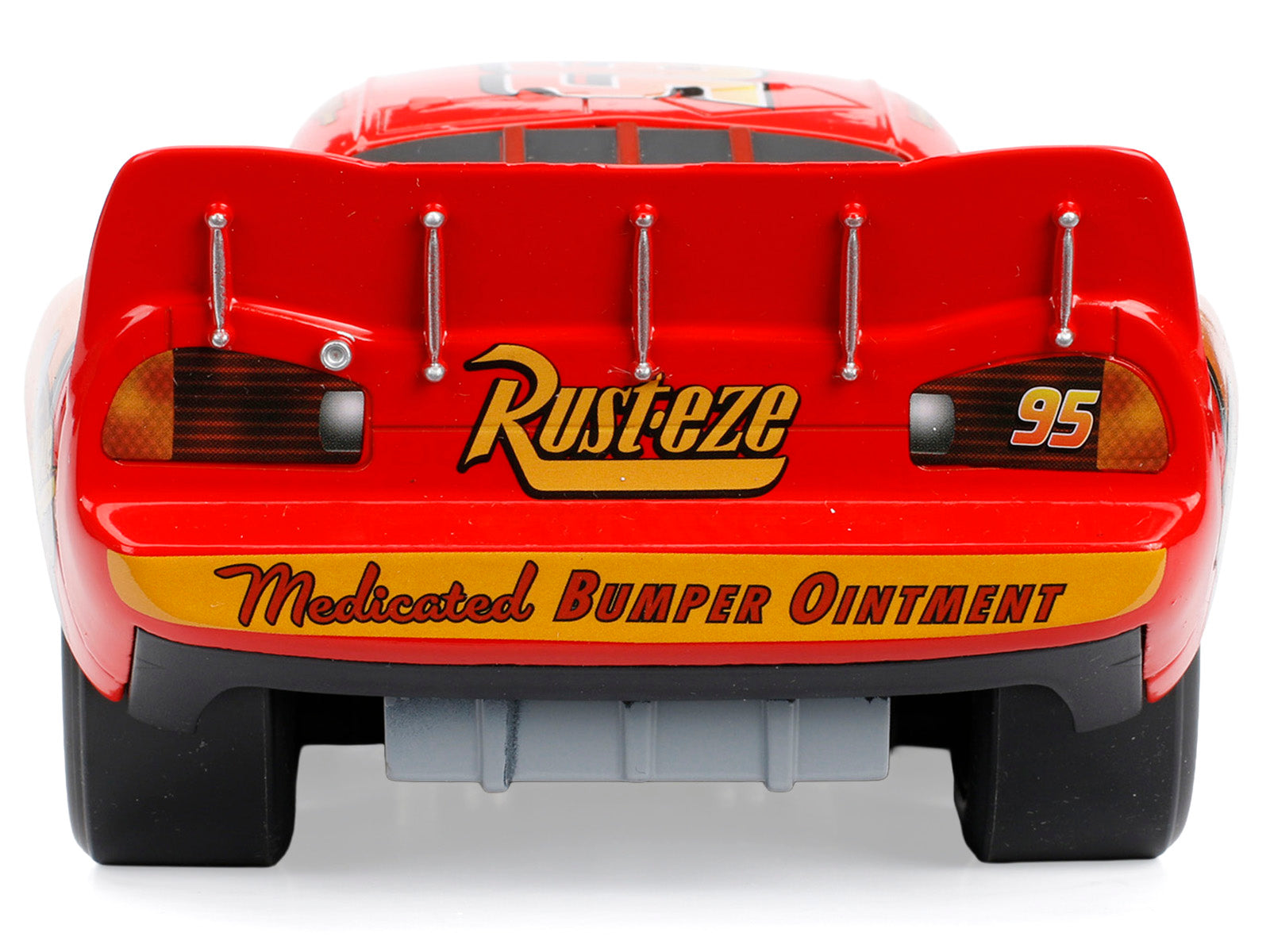 Lightning McQueen #95 Red Disney & Pixar "Cars" Movie "Hollywood Rides" Series Diecast Model Car by Jada - image 4
