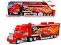Mack Tractor Truck with Hauler Red "Disney & Pixar Cars" Movie "Hollywood Rides" Series Diecast Model Car by Jada