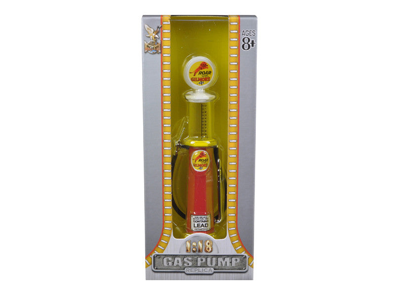 Roar Gilmore Gasoline Vintage Gas Pump Cylinder 1/18 Diecast Replica by Road Signature