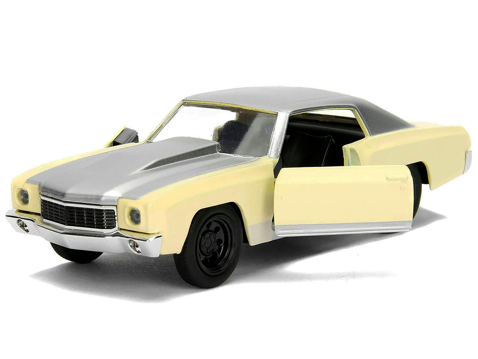 Chevrolet Monte Carlo Cream with Silver Hood and Top "The Fast and the Furious: Tokyo Drift" (2006) Movie "Fast & Furious" Series 1/32 Diecast Model Car by Jada - image 2
