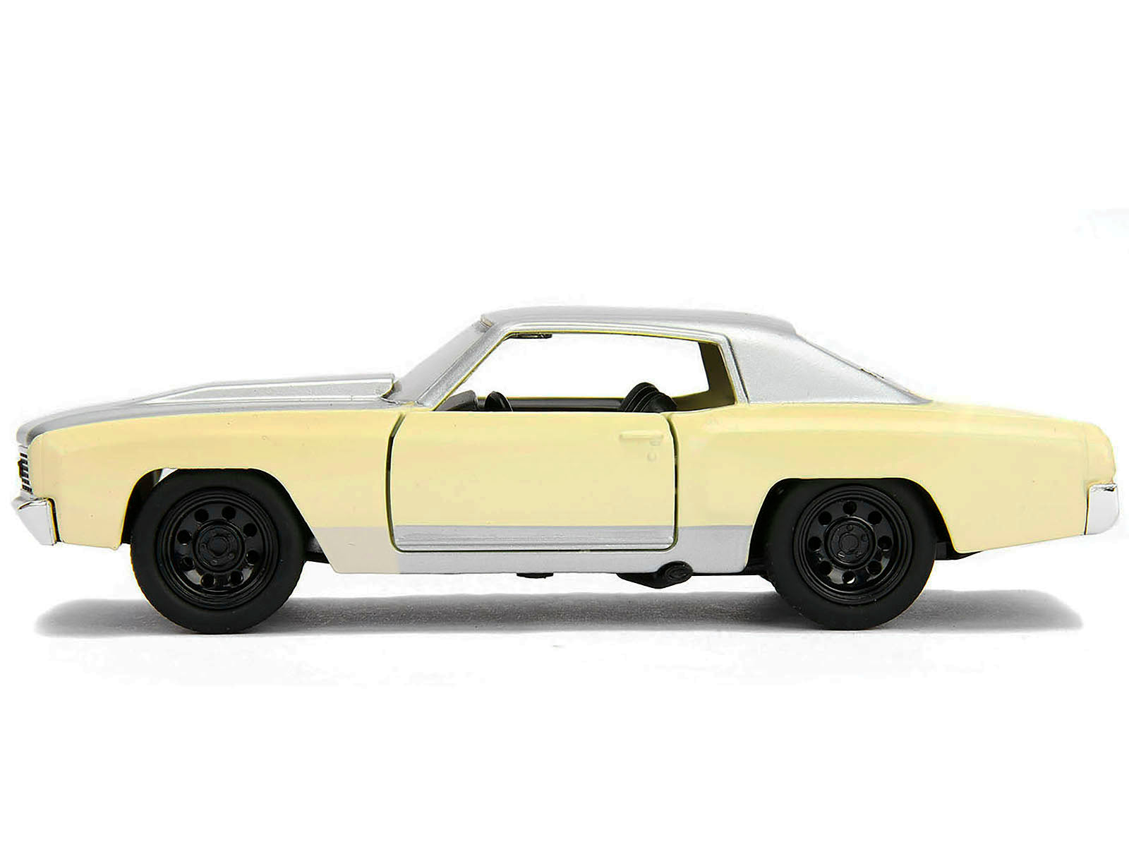 Chevrolet Monte Carlo Cream with Silver Hood and Top "The Fast and the Furious: Tokyo Drift" (2006) Movie "Fast & Furious" Series 1/32 Diecast Model Car by Jada - image 3
