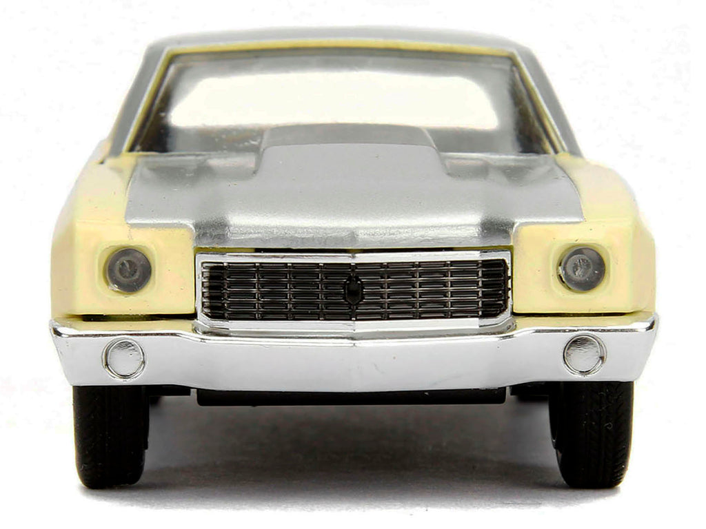 Chevrolet Monte Carlo Cream with Silver Hood and Top "The Fast and the Furious: Tokyo Drift" (2006) Movie "Fast & Furious" Series 1/32 Diecast Model Car by Jada - image 4