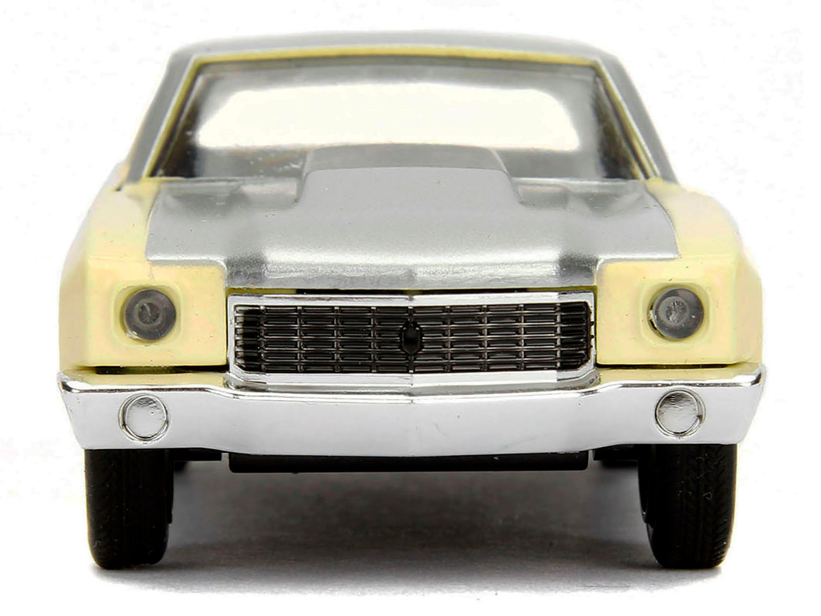 Chevrolet Monte Carlo Cream with Silver Hood and Top "The Fast and the Furious: Tokyo Drift" (2006) Movie "Fast & Furious" Series 1/32 Diecast Model Car by Jada - image 4