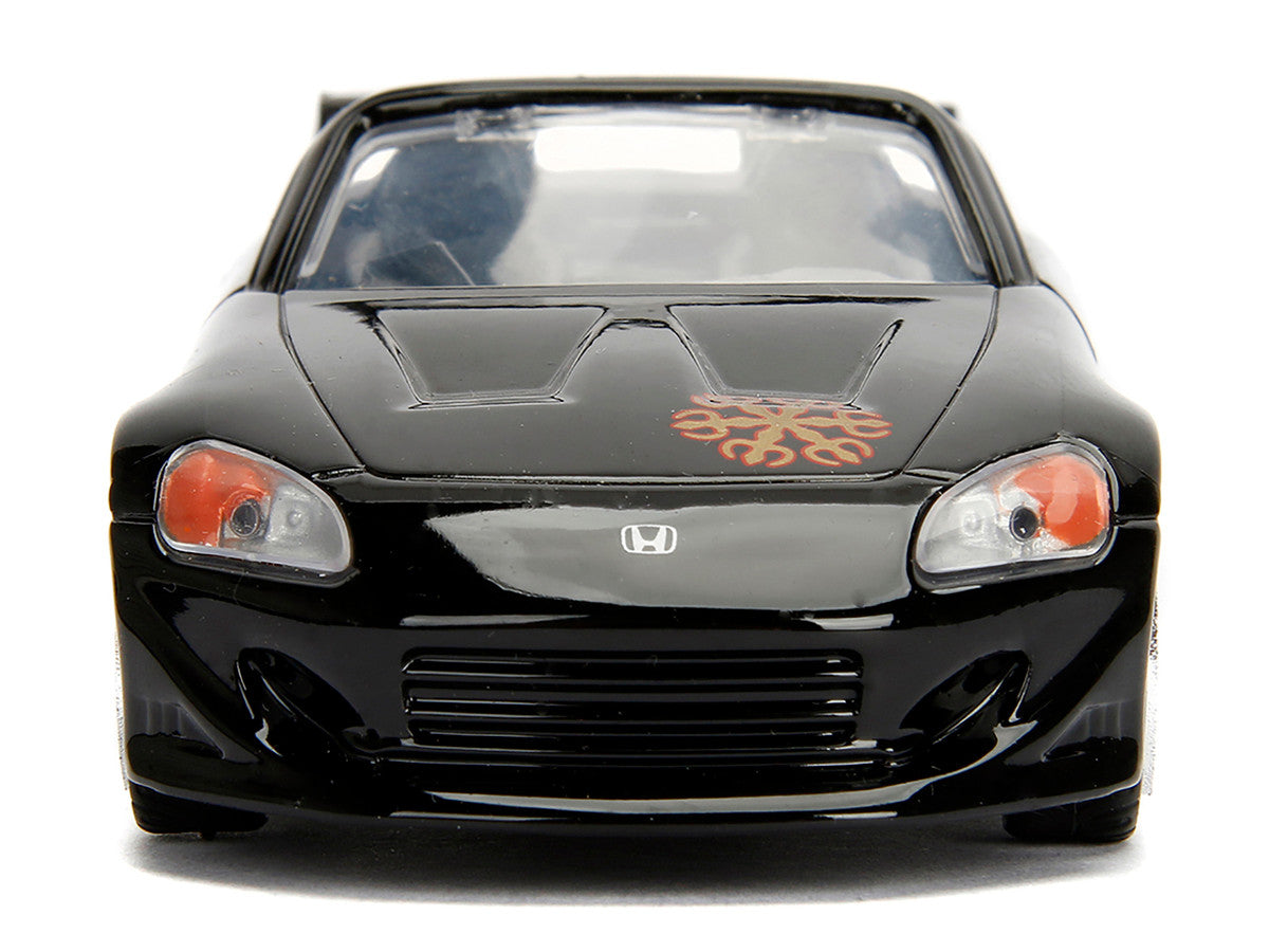 Honda S2000 Convertible Black with Graphics "The Fast and the Furious" (2001) Movie "25 Years of Fast & Furious" Series 1/32 Diecast Model Car by Jada - image 3
