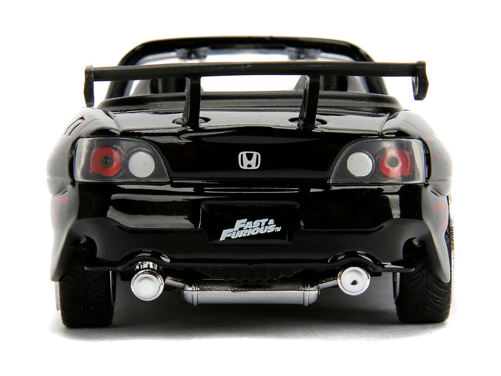 Honda S2000 Convertible Black with Graphics "The Fast and the Furious" (2001) Movie "25 Years of Fast & Furious" Series 1/32 Diecast Model Car by Jada - image 4