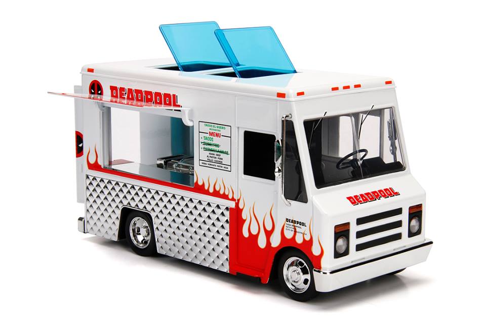 Deadpool Taco Truck with Deadpool Diecast Figurine "Marvel" Series 1/24 Diecast Model by Jada - image 2