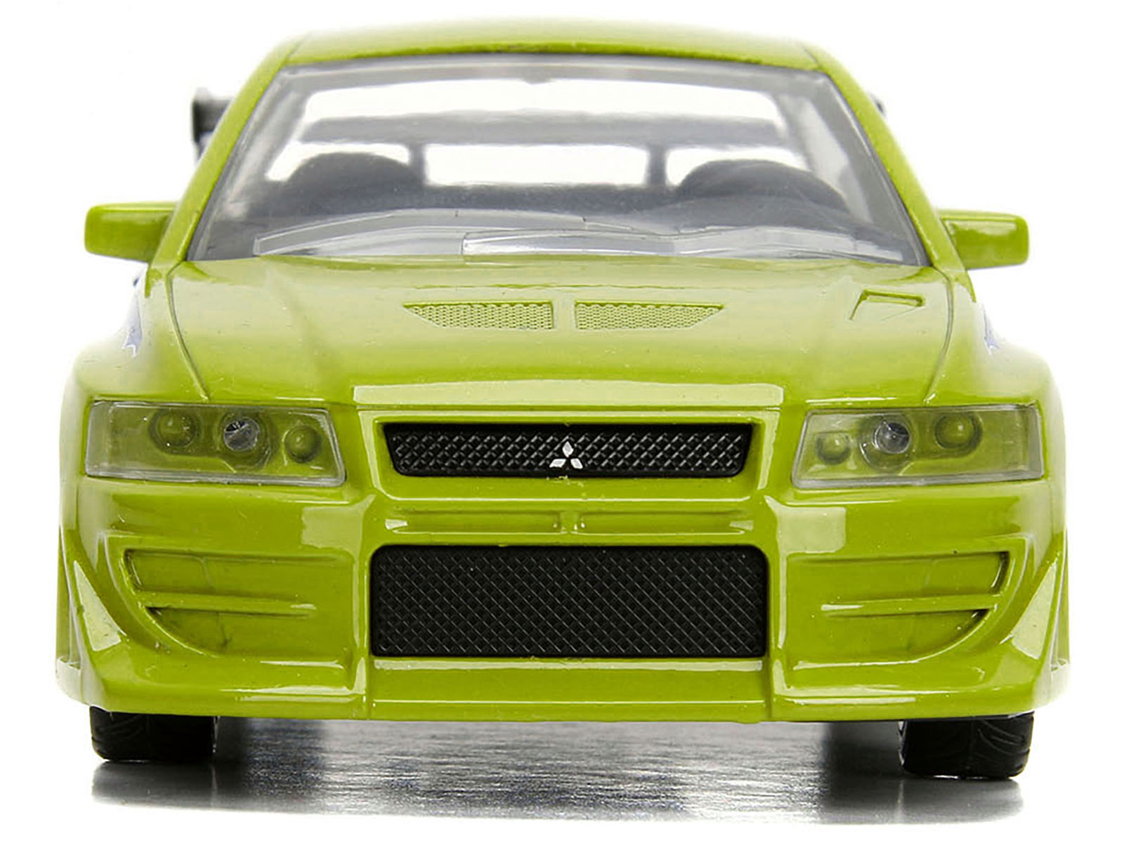 Brian's Mitsubishi Lancer Evolution VII Green "Fast & Furious" Movie 1/32 Diecast Model Car by Jada - image 4
