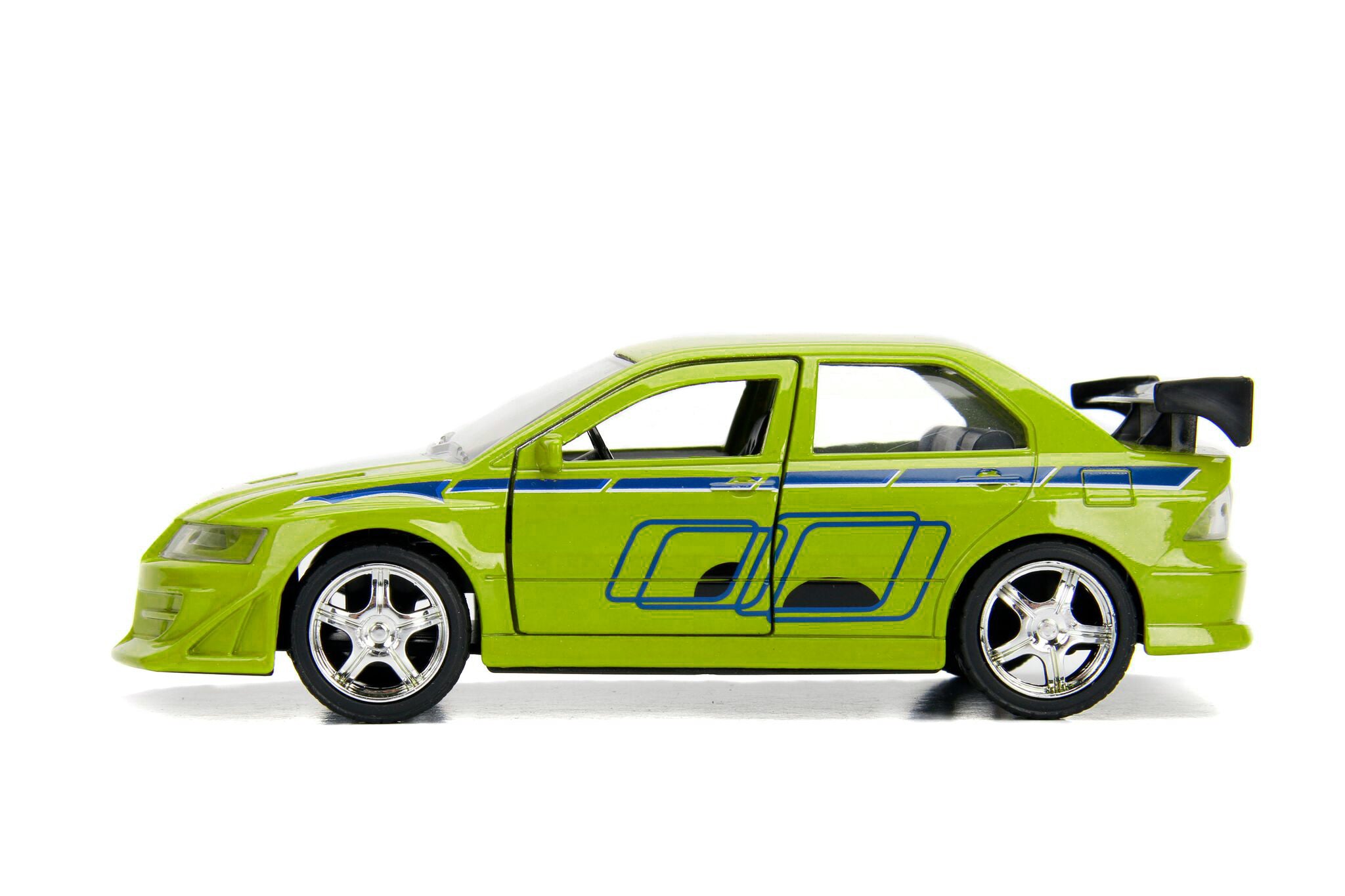 Brian's Mitsubishi Lancer Evolution VII Green "Fast & Furious" Movie 1/32 Diecast Model Car by Jada - image 3