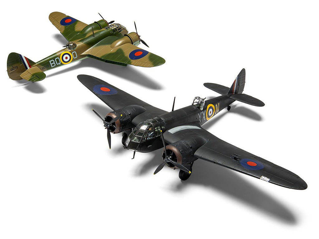 Level 2 Model Kit Bristol Blenheim Mk.IF Aircraft with 2 Scheme Options 1/72 Plastic Model Kit by Airfix - image 3