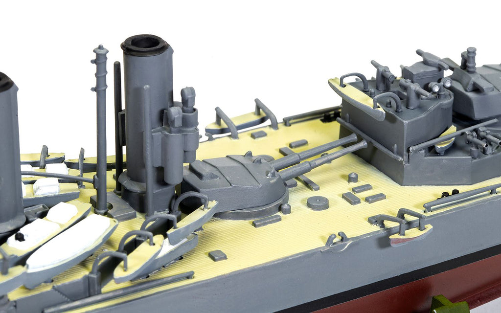 Level 3 Model Kit HMS Iron Duke Frigate "Vintage Classics" Series 1/600 Plastic Model Kit by Airfix - image 4