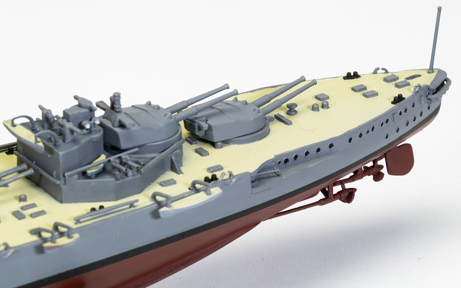 Level 3 Model Kit HMS Iron Duke Frigate "Vintage Classics" Series 1/600 Plastic Model Kit by Airfix - image 5
