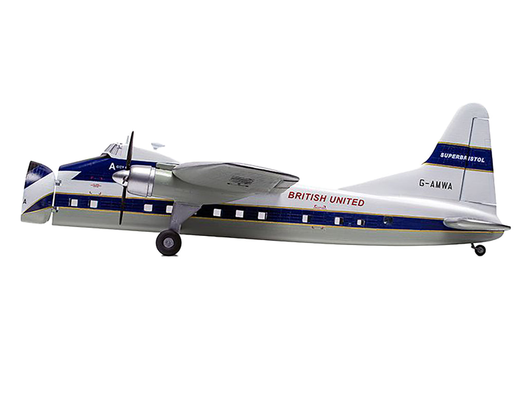 Level 2 Model Kit Bristol Superfreighter Freighter Aircraft "British United Air Ferries (BUAF)" 1/72 Plastic Model Kit by Airfix - image 5
