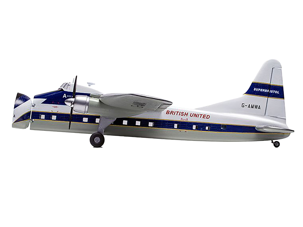 Level 2 Model Kit Bristol Superfreighter Freighter Aircraft "British United Air Ferries (BUAF)" 1/72 Plastic Model Kit by Airfix - image 5