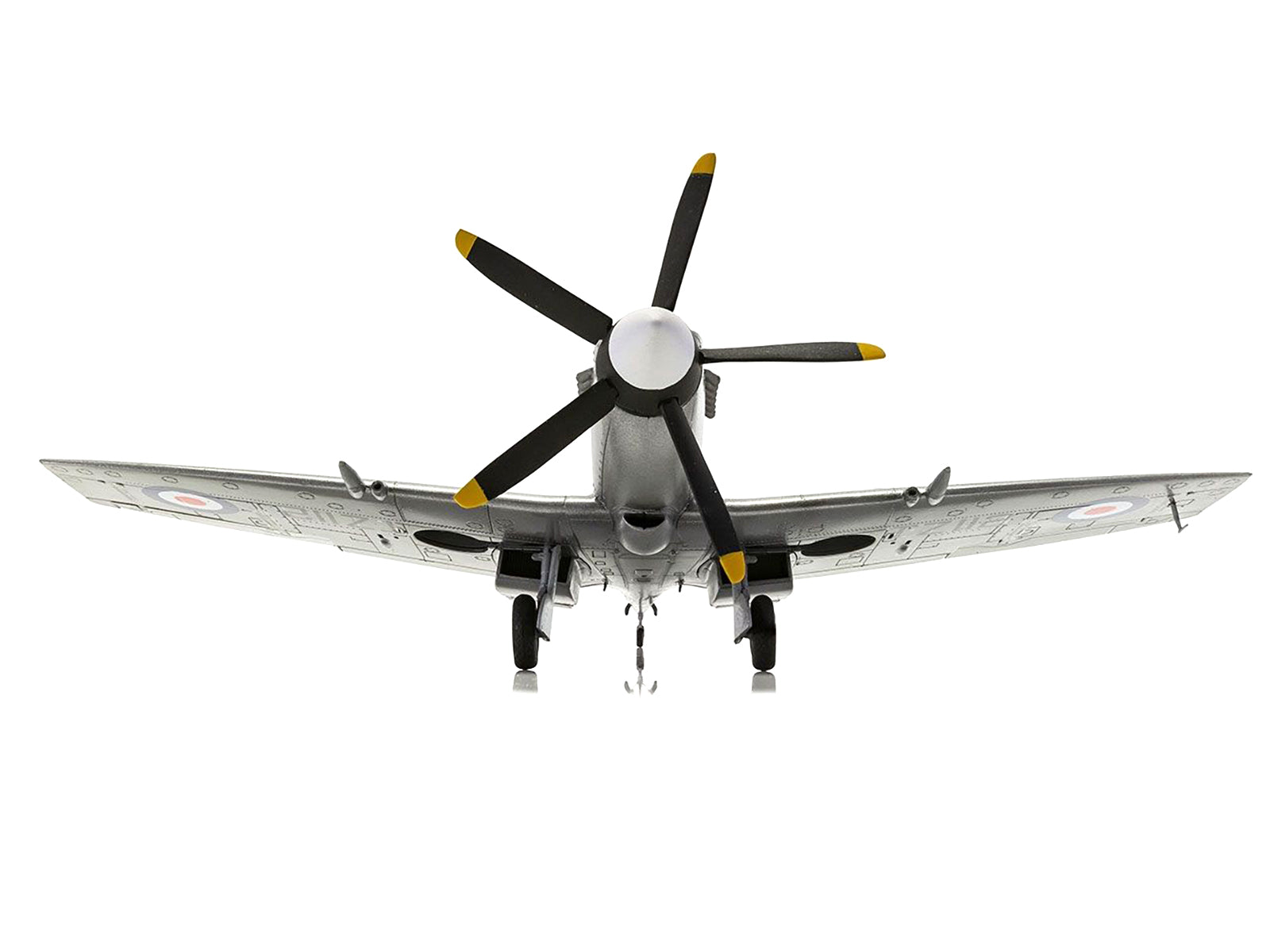 Level 2 Model Kit Supermarine Spitfire FR Mk.XIV Fighter Aircraft with 2 Scheme Options 1/48 Plastic Model Kit by Airfix - image 2