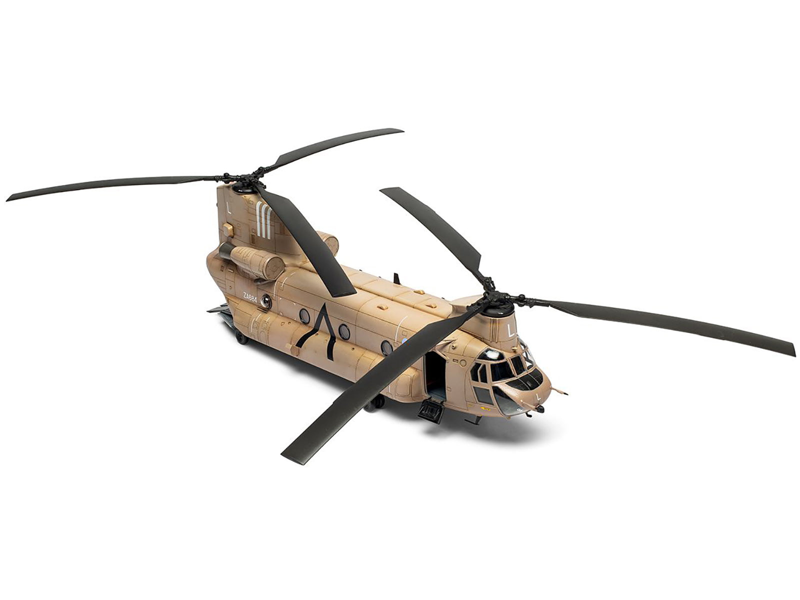 Level 3 Model Kit Boeing Chinook HC.1 Helicopter with 2 Scheme Options 1/72 Plastic Model Kit by Airfix - image 4