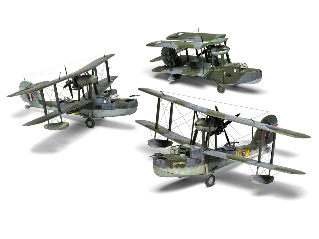 Level 3 Model Kit Supermarine Walrus Mk.I Aircraft with 3 Scheme Options 1/48 Plastic Model Kit by Airfix - image 6