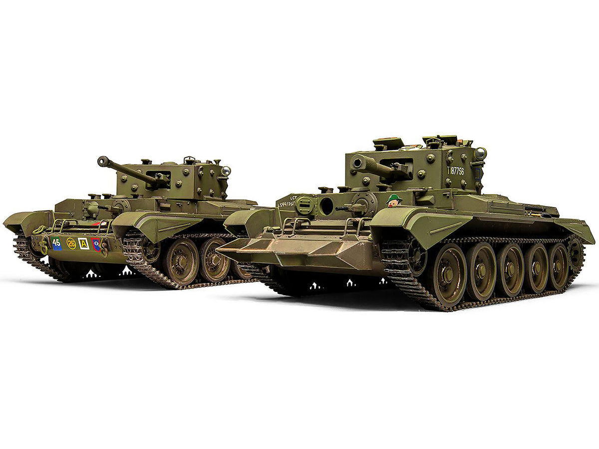 Level 3 Model Kit Cromwell Mk.IV / Mk.VI Cruiser Tank with 2 Scheme Options 1/35 Plastic Model Kit by Airfix - image 2