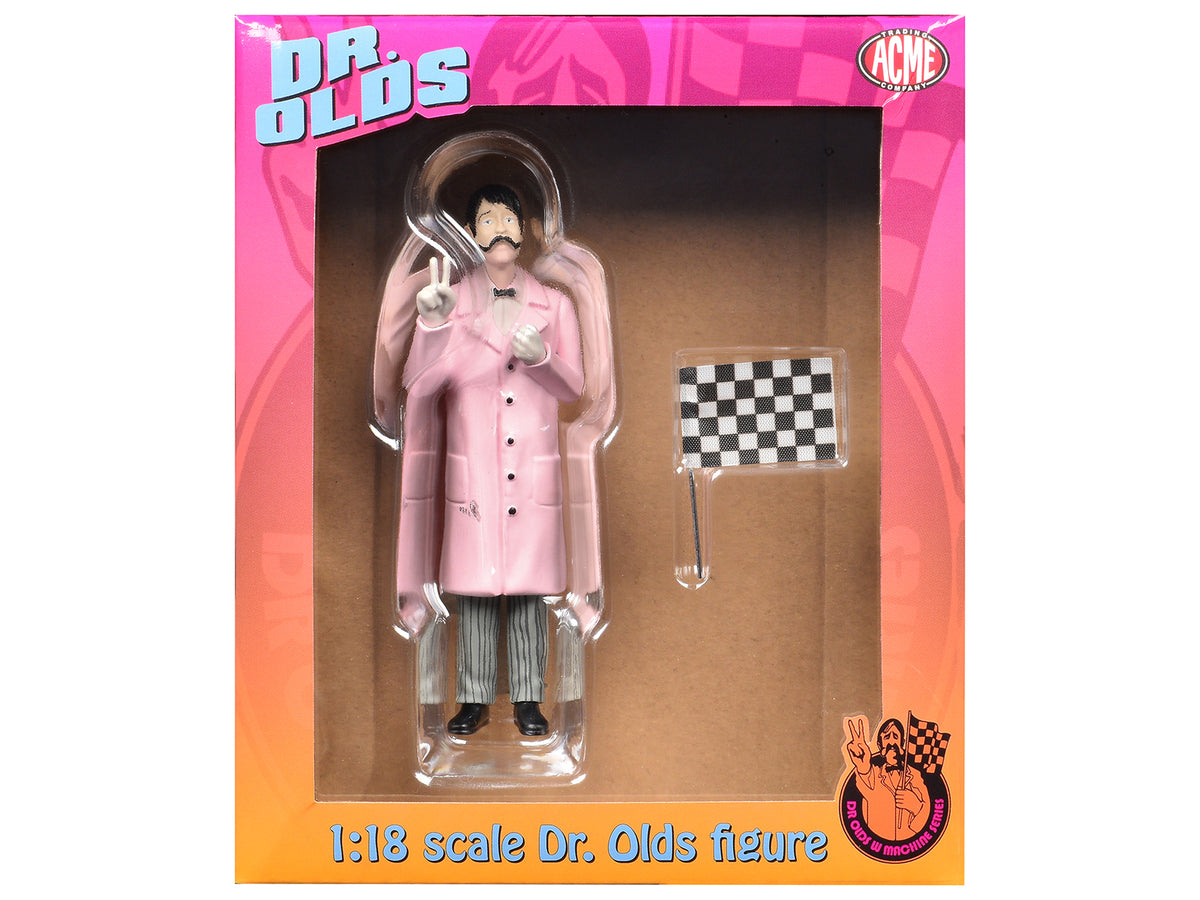 "Dr. Olds" Figure with Flag for 1/18 Scale Models by ACME - image 3