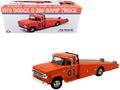 1970 Dodge D-300 Ramp Truck #01 "The General" Orange Limited Edition to 852 pieces Worldwide 1/18 Diecast Model Car by ACME