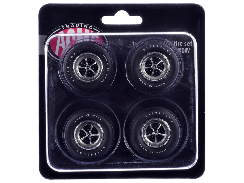"Super Sport" Wheel and Tire Set of 4 pieces from "1970 Chevrolet Chevelle SS" for 1/18 Scale Models by ACME - image 3