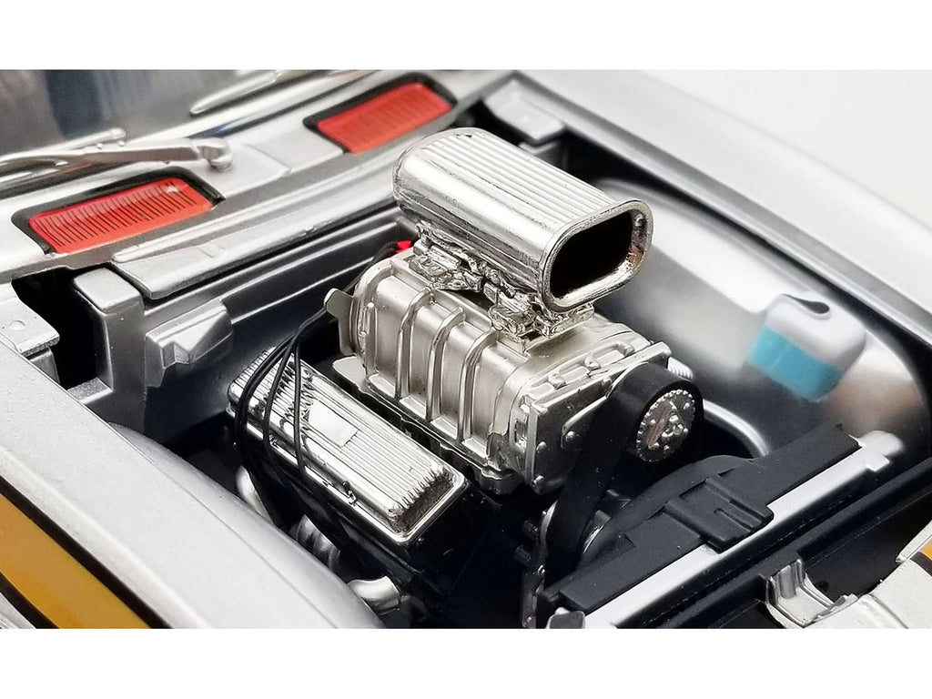 1968 Chevrolet Camaro "Street Machines" Silver Metallic with Graphics Limited Edition to 300 pieces Worldwide 1/18 Diecast Model Car by ACME - image 2