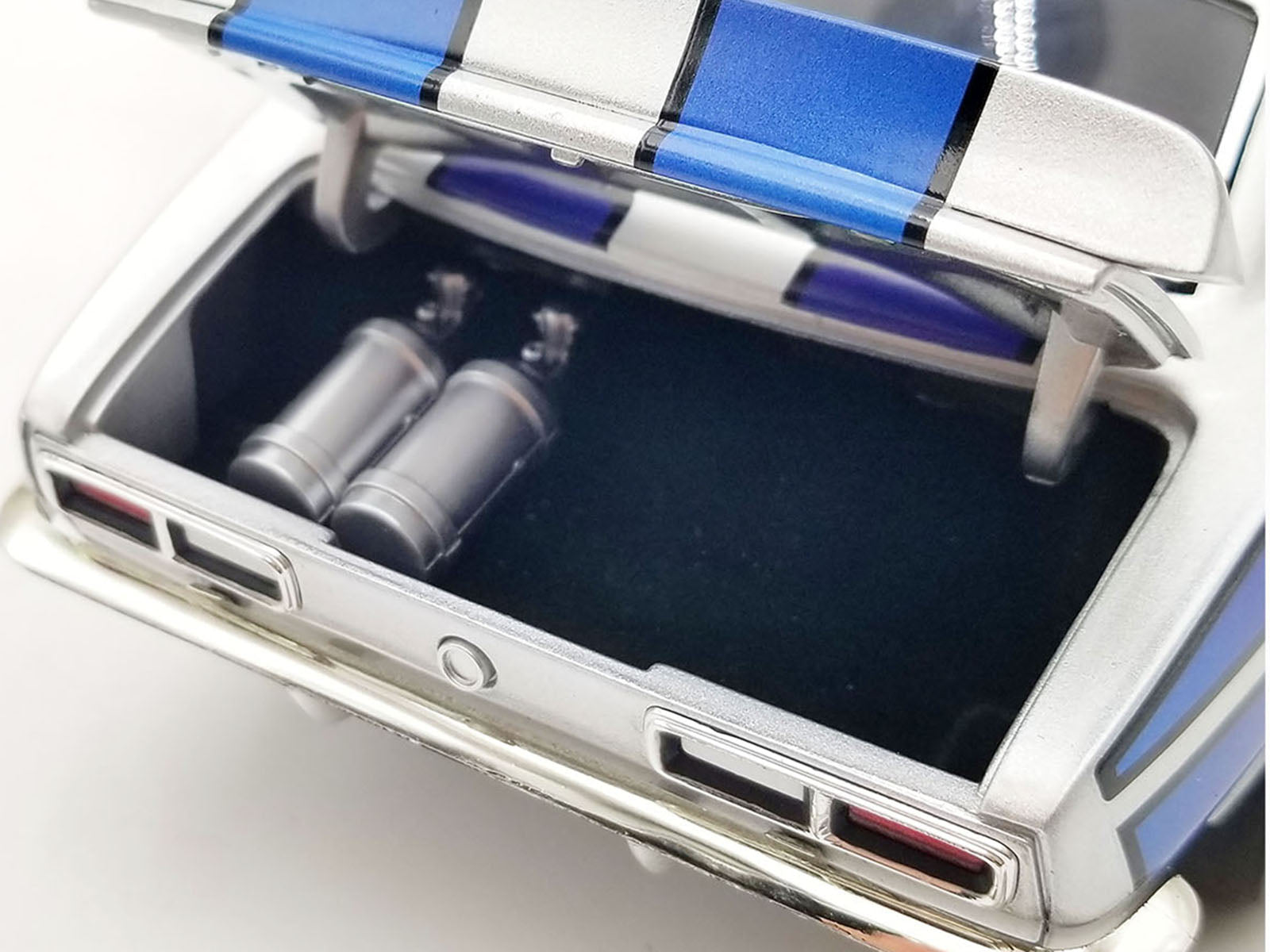 1968 Chevrolet Camaro "Street Machines" Silver Metallic with Graphics Limited Edition to 300 pieces Worldwide 1/18 Diecast Model Car by ACME - image 4