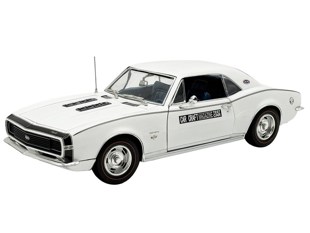 1967 Chevrolet Camaro RS/SS "Car Craft Test Car" White Limited Edition to 180 pieces Worldwide 1/18 Diecast Model Car by ACME - image 2