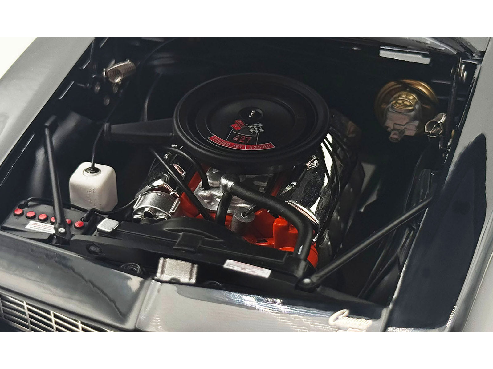1969 Chevrolet COPO Camaro Tuxedo Black with Yellow Interior Limited Edition to 402 pieces Worldwide 1/18 Diecast Model Car by ACME - image 2