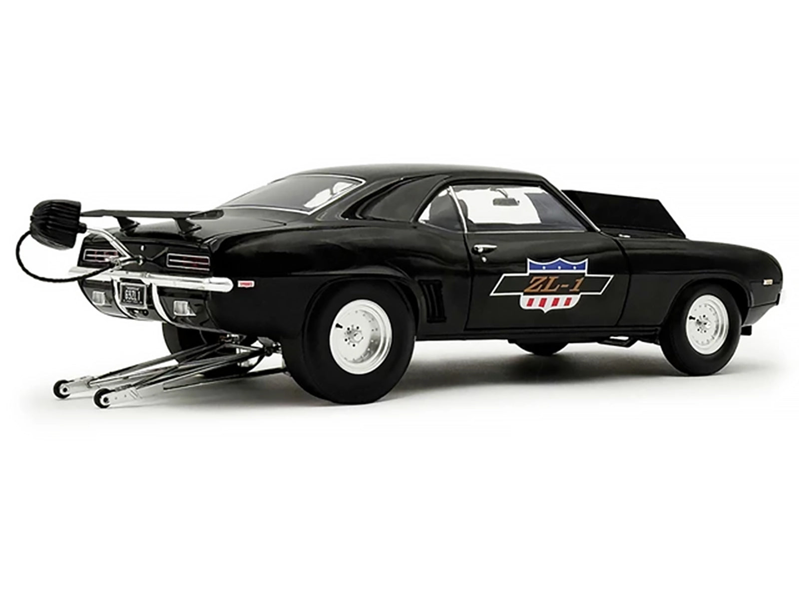 1969 Chevrolet Camaro ZL-1 "Drag Outlaws" Black Limited Edition to 372 pieces Worldwide 1/18 Diecast Model Car by ACME