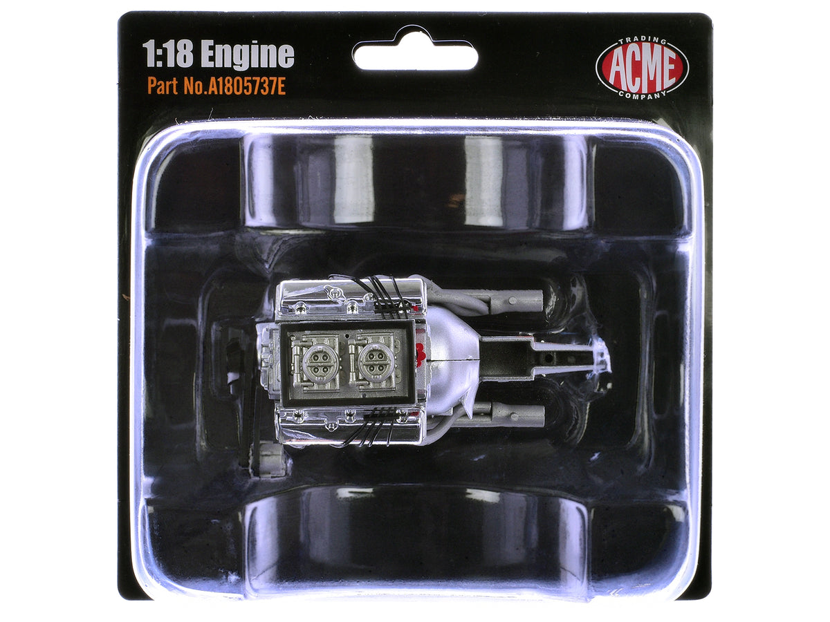 ZL-1 427 Engine and Transmission Replica from "1969 Chevrolet Camaro ZL-1" 1/18 Model by ACME