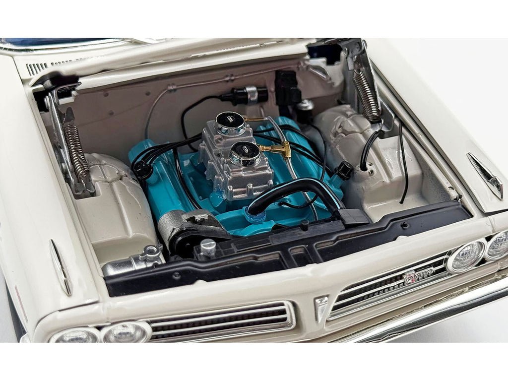 1963 Pontiac Tempest Super Duty "Wynn Engineering Co." White with Blue Interior Limited Edition to 315 pieces Worldwide 1/18 Diecast Model Car by ACME