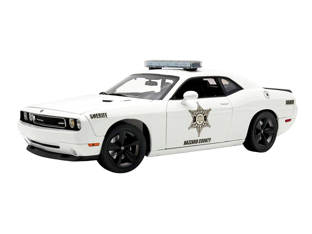 2010 Dodge Challenger SRT8 "Hazzard County Sheriff" White Limited Edition to 300 pieces Worldwide 1/18 Diecast Model Car by ACME - image 2