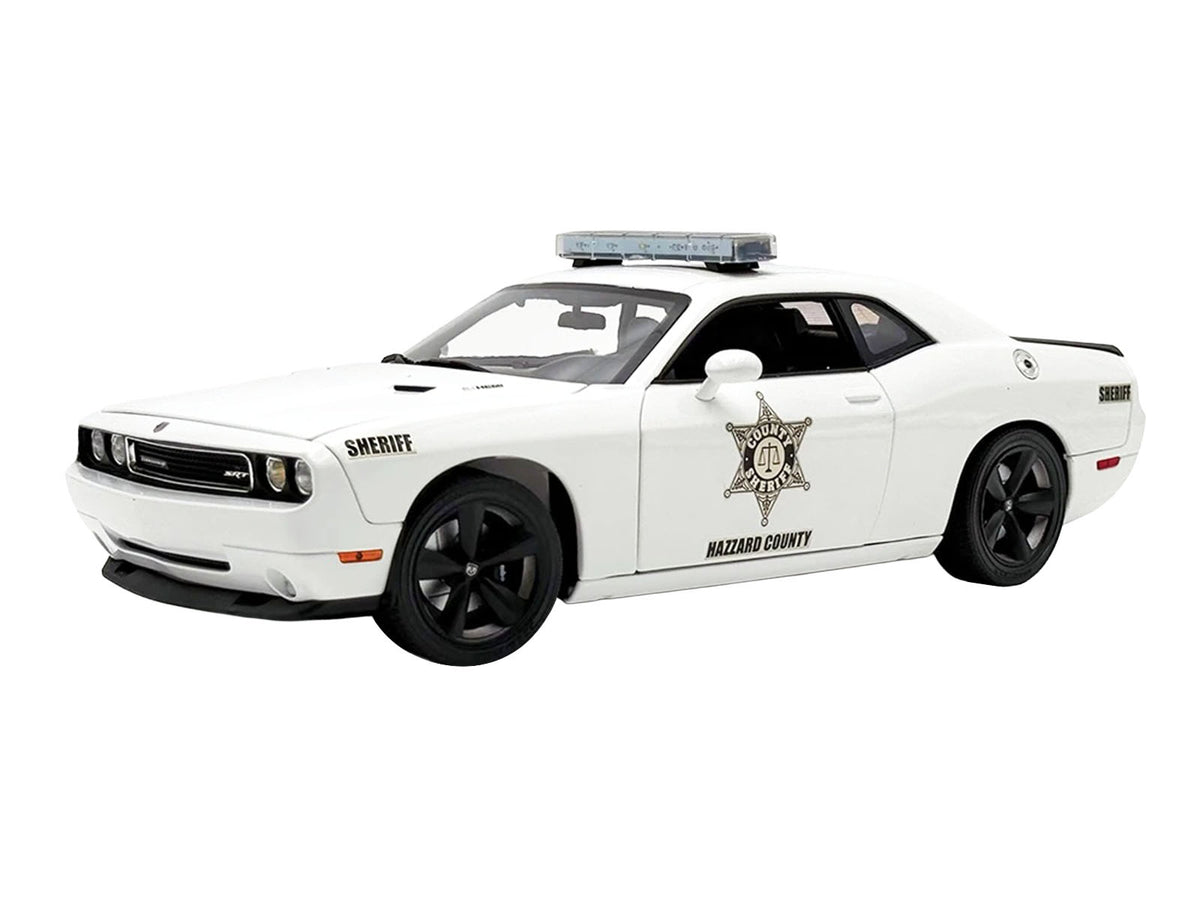 2010 Dodge Challenger SRT8 "Hazzard County Sheriff" White Limited Edition to 300 pieces Worldwide 1/18 Diecast Model Car by ACME - image 2