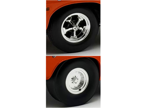 "Centerline/Keystone" Wheel and Tire Set of 4 pieces from 1970 Plymouth HEMI Cuda for 1/18 Scale Models by ACME - image 2