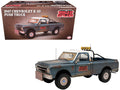 1967 Chevrolet K-10 Pickup Truck "World of Outlaws Push Truck" Blue (Rusted) with White Top Limited Edition to 378 pieces Worldwide 1/18 Model Car by ACME