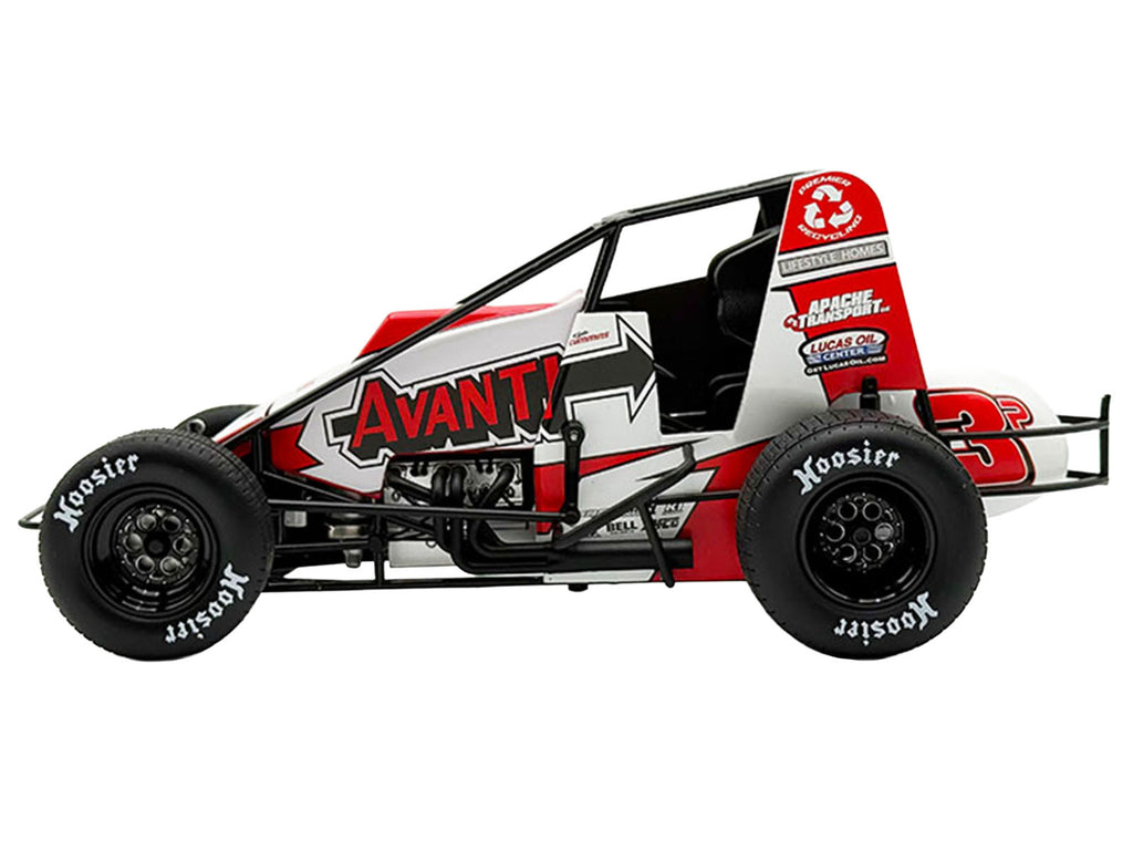 USAC Sprint Car #3P Kyle Cummins "Avanti" Champion "USAC Sprint Car National Championship" (2025) 1/18 Diecast Model Car by ACME - image 3