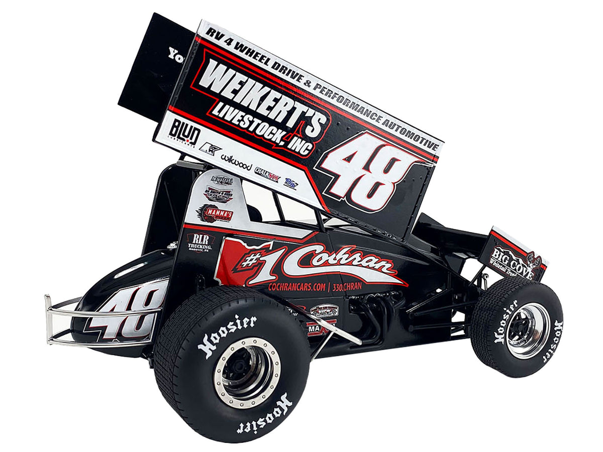 Winged Sprint Car #48 Danny Dietrich "Weikert's Livestock Inc." Gary Kauffman Racing (2024) 1/18 Diecast Model Car by ACME - image 4