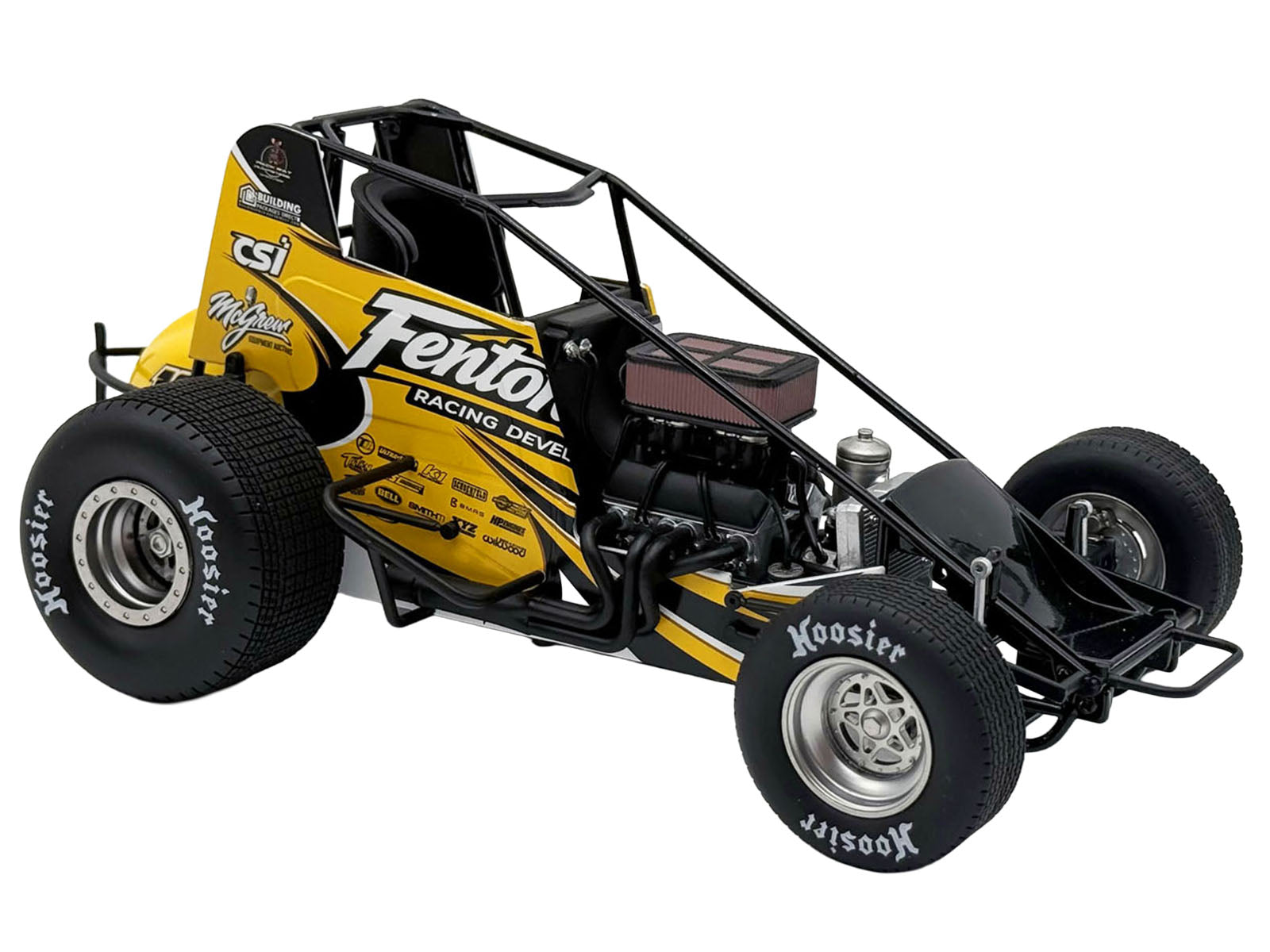 Winged Sprint Car #19 Brent Marks "Fenton Marks Racing" (2026) 1/18 Diecast Model Car by ACME - image 2