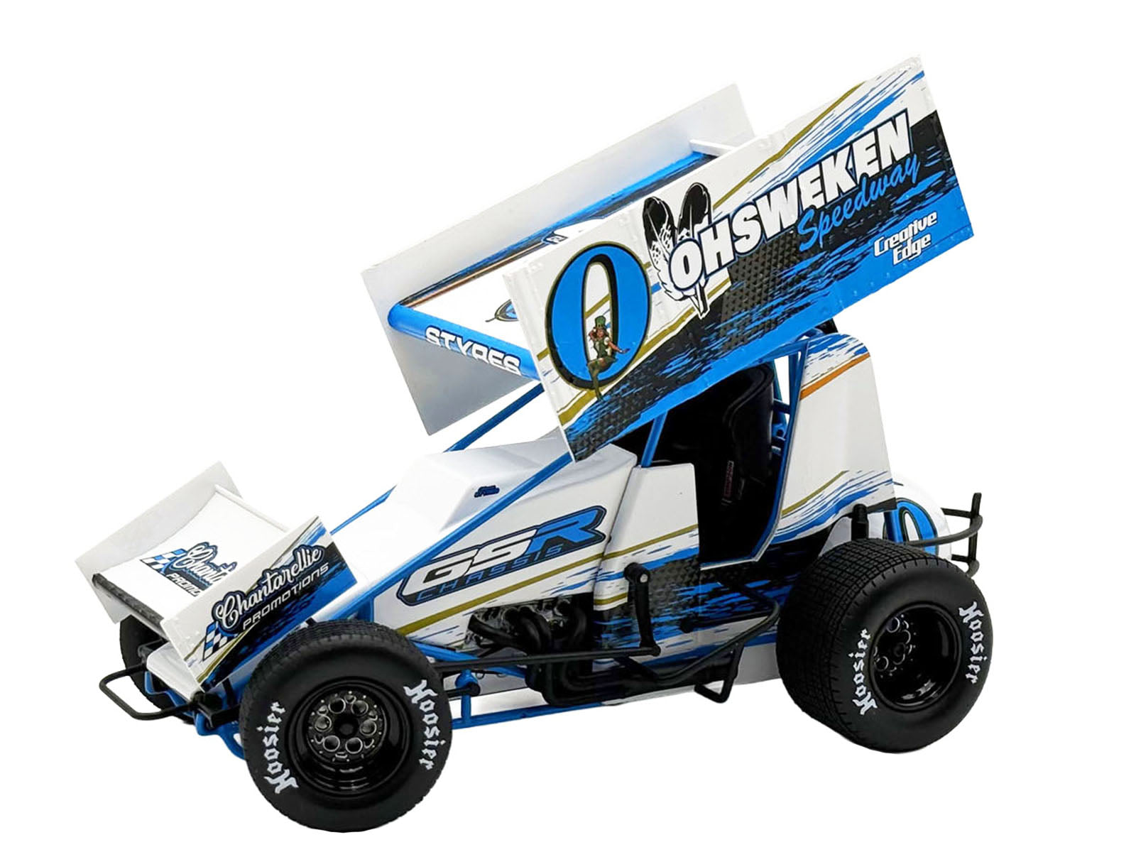 Winged Sprint Car #0 Glenn Styres "GSR Chassis - Ohsweken Speedway" (2026) 1/18 Diecast Model Car by ACME