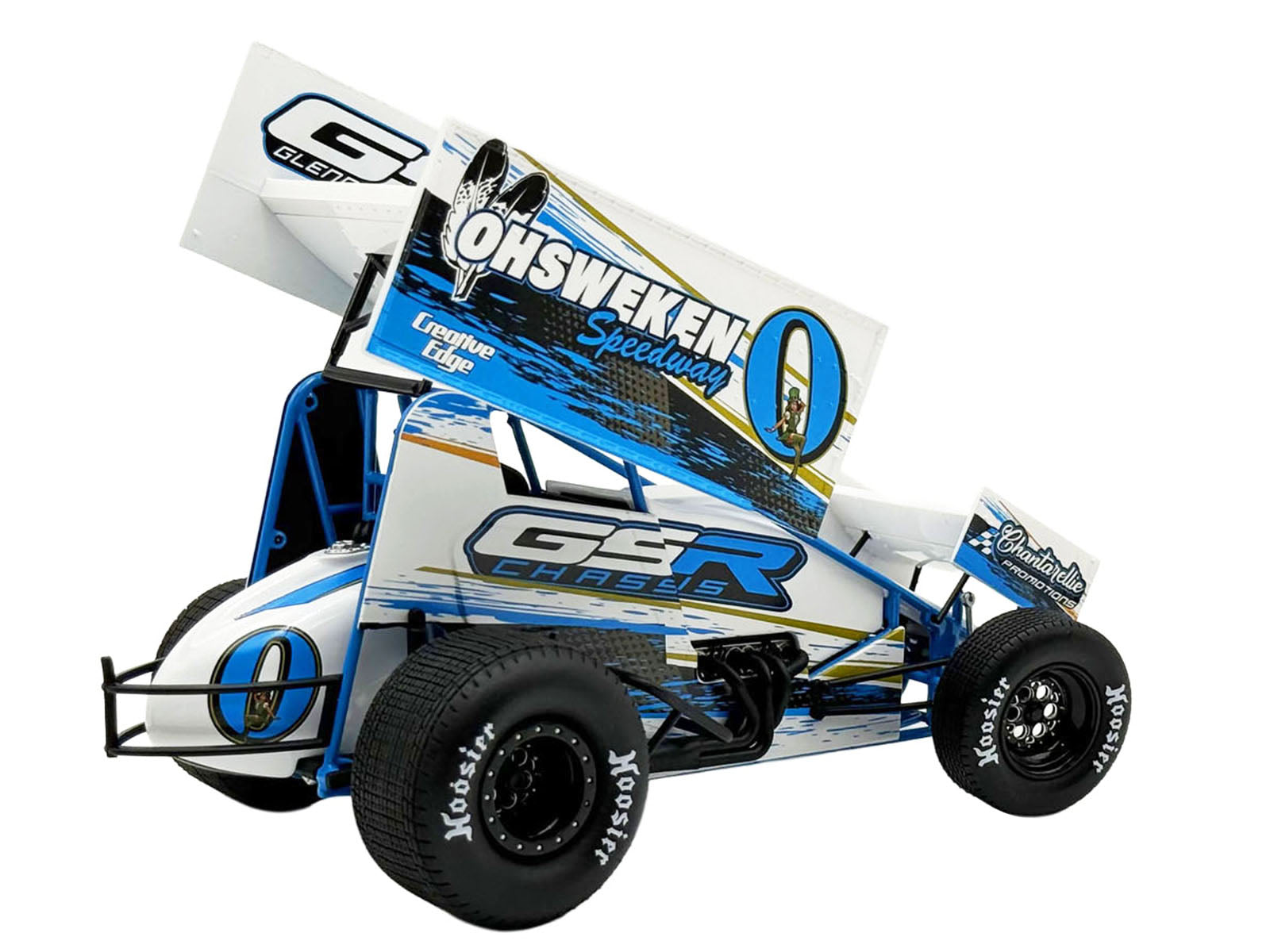 Winged Sprint Car #0 Glenn Styres "GSR Chassis - Ohsweken Speedway" (2026) 1/18 Diecast Model Car by ACME