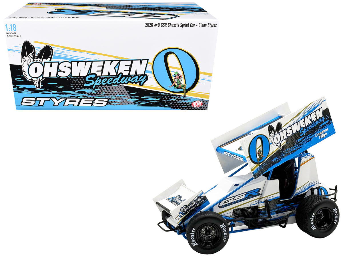 Winged Sprint Car #0 Glenn Styres "GSR Chassis - Ohsweken Speedway" (2026) 1/18 Diecast Model Car by ACME